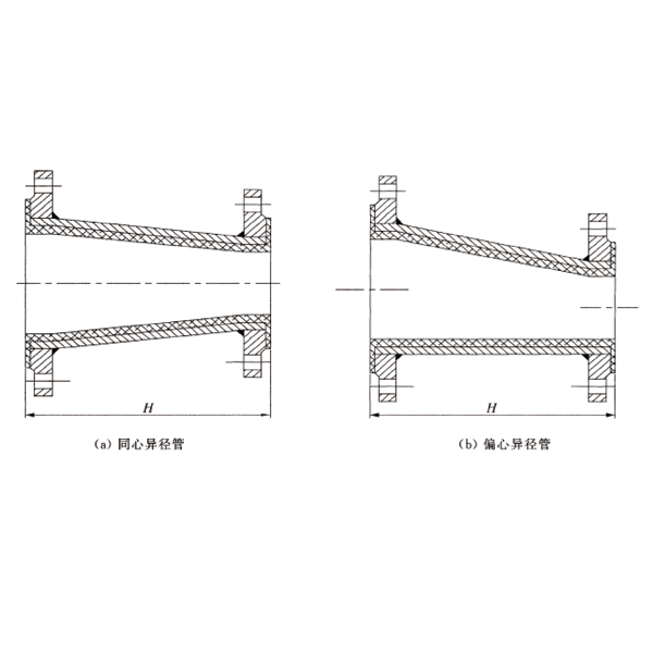衬塑异径管